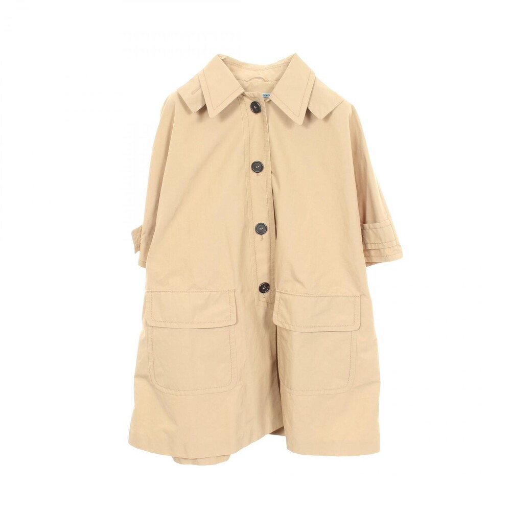 Prada Long Poncho Jacket Coat Cotton #328470P12B